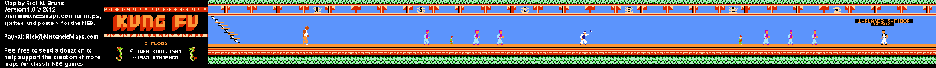 Thumbnail for a map of 3-Floor for the NES game Kung Fu.