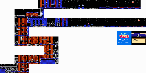 Thumbnail for a map of Level 03 for the NES game Kyatto Ninden Teyandee.