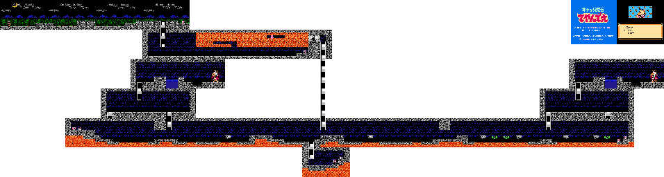 Thumbnail for a map of Level 05 for the NES game Kyatto Ninden Teyandee.