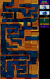 Thumbnail for a map of Level 3 for the NES game Kyouryuu Sentai Zyuranger.