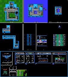 Thumbnail for a map of Land 1 Ceram City for the NES game Lagrange Point.