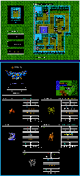 Thumbnail for a map of Land 1 Cosmo City for the NES game Lagrange Point.