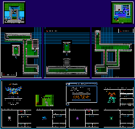 Thumbnail for a map of Land 1 Front Line - Ceramic Unit for the NES game Lagrange Point.