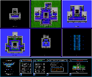 Thumbnail for a map of Land 1 Iron City for the NES game Lagrange Point.