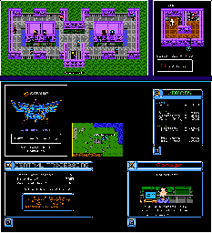 Thumbnail for a map of Land 1 Ozone City for the NES game Lagrange Point.