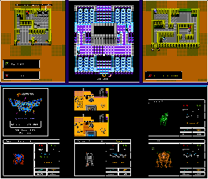 Thumbnail for a map of Land 2 Bio Base (Empty) for the NES game Lagrange Point.