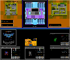 Thumbnail for a map of Land 2 Bio Base (Full) for the NES game Lagrange Point.