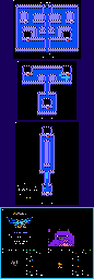 Thumbnail for a map of Land 2 Bio Lab 1B for the NES game Lagrange Point.