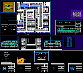 Thumbnail for a map of Land 2 Enemy Factory for the NES game Lagrange Point.