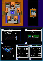 Thumbnail for a map of Land 2 Potatia Town for the NES game Lagrange Point.