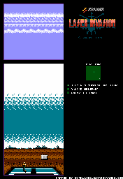 Thumbnail for a map of Mission 1 Level 1 for the NES game Laser Invasion.