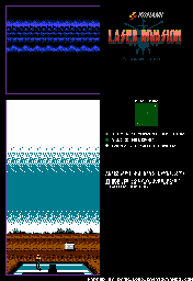 Thumbnail for a map of Mission 3 Level 1 for the NES game Laser Invasion.