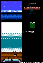 Thumbnail for a map of Mission 4 Level 1 for the NES game Laser Invasion.