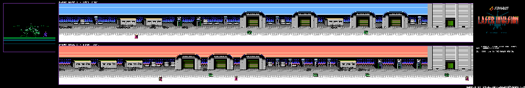 Thumbnail for a map of Mission 4 Level 2 for the NES game Laser Invasion.