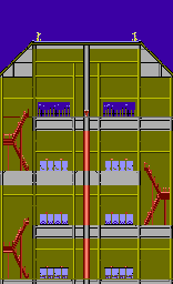 Thumbnail for a map of Level 09 for the NES game The Legend Of Kage.