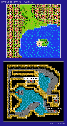 Thumbnail for a map of Eastern Lake for the NES game Legend Of The Ghost Lion.