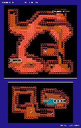 Thumbnail for a map of Fire Cave for the NES game Legend Of The Ghost Lion.