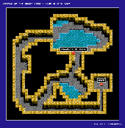 Thumbnail for a map of Huge Slug's Cave for the NES game Legend Of The Ghost Lion.