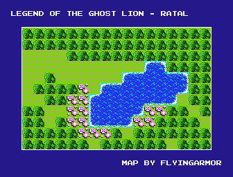 Thumbnail for a map of Ratal for the NES game Legend Of The Ghost Lion.