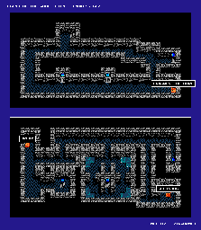 Thumbnail for a map of Snake's Cave for the NES game Legend Of The Ghost Lion.