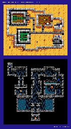 Thumbnail for a map of Werewolf Castle for the NES game Legend Of The Ghost Lion.