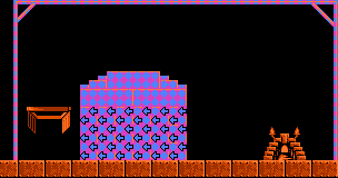 Thumbnail for a map of Fun Level 10 for the NES game Lemmings.