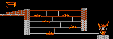 Thumbnail for a map of Fun Level 17 for the NES game Lemmings.