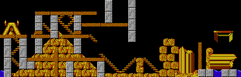 Thumbnail for a map of Fun Level 24 for the NES game Lemmings.