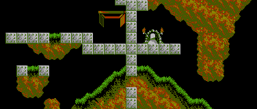 Thumbnail for a map of Mayhem Level 06 for the NES game Lemmings.