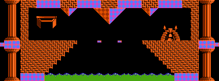 Thumbnail for a map of Mayhem Level 10 for the NES game Lemmings.