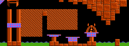Thumbnail for a map of Mayhem Level 12 for the NES game Lemmings.