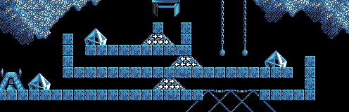 Thumbnail for a map of Mayhem Level 22 for the NES game Lemmings.
