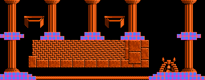 Thumbnail for a map of Mayhem Level 23 for the NES game Lemmings.