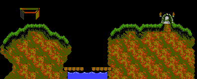 Thumbnail for a map of Taxing Level 16 for the NES game Lemmings.