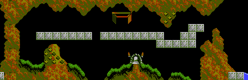 Thumbnail for a map of Taxing Level 22 for the NES game Lemmings.