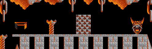 Thumbnail for a map of Taxing Level 25 for the NES game Lemmings.