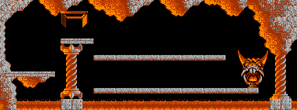 Thumbnail for a map of Tricky Level 02 for the NES game Lemmings.