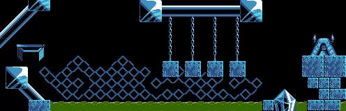 Thumbnail for a map of Tricky Level 05 for the NES game Lemmings.