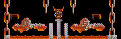 Thumbnail for a map of Tricky Level 08 for the NES game Lemmings.