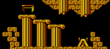 Thumbnail for a map of Tricky Level 14 for the NES game Lemmings.