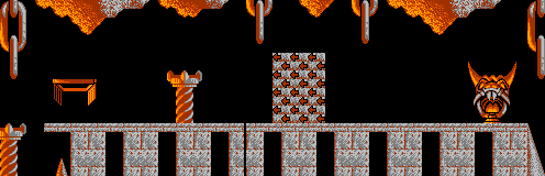 Thumbnail for a map of Tricky Level 16 for the NES game Lemmings.