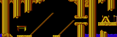 Thumbnail for a map of Tricky Level 19 for the NES game Lemmings.