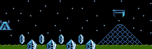 Thumbnail for a map of Tricky Level 25 for the NES game Lemmings.