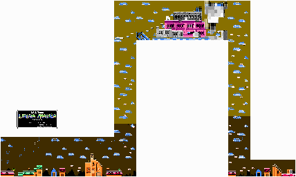 Thumbnail for a map of Dream 6: Cloud Ruins for the NES game Little Nemo: The Dream Master.