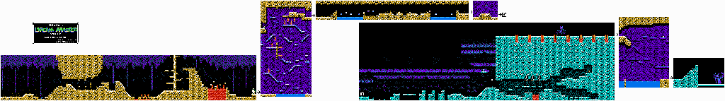 Thumbnail for a map of Dream 8: Nightmare Land for the NES game Little Nemo: The Dream Master.