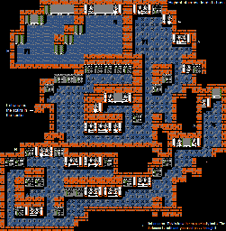 Thumbnail for a map of Fire Castle for the NES game Little Ninja Brothers.