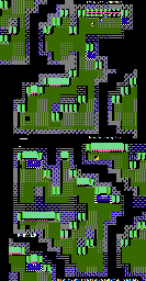 Thumbnail for a map of Water Lily Palace for the NES game Little Ninja Brothers.