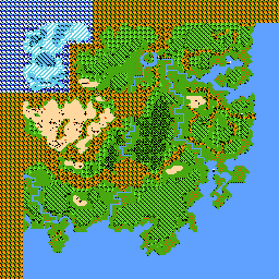 Thumbnail for a map of World for the NES game Little Ninja Brothers.