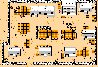 Thumbnail for a map of Albuquerque for the NES game The Lone Ranger.