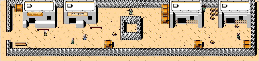 Thumbnail for a map of Clearwater for the NES game The Lone Ranger.
